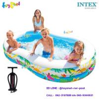 ราคา Intex สระน้ำ เป่าลม พาราไดซ์ 2.62x1.60x0.46 ม. รุ่น 56490 + ที่สูบลม ดับเบิ้ลควิ๊ก ทรี (9549306603)