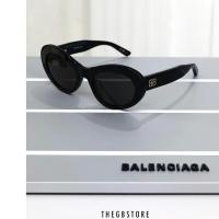 ราคา แว่นกันแดด BALENCIAGA MONACO OVAL BB0294SK // ตัวแทนจำหน่าย BALENCIAGA EYEWAER เป็นทางการ (18287417223)