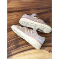 ราคา Forum รองเท้าผ้าใบพาสเทล หนังกลับ สีชมพูครีมฟ้า สไตล์วินเทจ ใส่สบาย แฟชั่นผู้ชาย (57252134145)