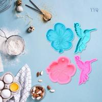 ราคา YYQ 2 ชิ้นพวงกุญแจซิลิโคน Mould สําหรับสร้อยคอดินโพลิเมอร์เครื่องประดับทํา Moulds (49157171245)