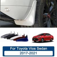 ราคา สี บังโคลน Toyota Vios Sedan 2017-2021 2018 2019 2020 ยางกันโคลน ยางกันขี้โคลน อุปกรณ์เสริมรถยนต์ 4ประตู (46456438316)