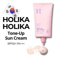 ราคา HOLIKA HOLIKA Tone-Up Sun Cream SPF50+ PA+++ – Matte Finish Mineral UV Protector & Makeup Base (60ml) (40500373781)