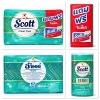 ราคา [1แพ็ค6ม้วน] Scott สก็อตต์ คลีนแคร์ กระดาษชำระ หนา 3 ชั้น ยาว 106ม. (41679131220)