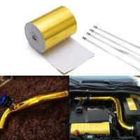 ราคา 2x5 เมตรม้วน SELF ADHESIVE REFLECT A GOLD HEAT WRAP BARRIER ขายร้อนใหม่สําหรับ BMW E36 Z3/318I/IC/IS/TI (41551844163)