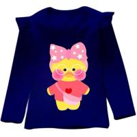 ราคา เสื้อยืด DUCK MOTIF CHILDRENS, เสื้อยืด LONG-SLEEVED GIRLS, เสื้อยืด LONG-SLEEVED RUFFLE CHILDRENS (53803926289)