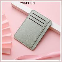 ราคา WATTLE ที่ใส่บัตรเครดิต 6 ช่อง สไตล์หนัง PU น้ําหนักเบาสำหรับผู้หญิง (29591903998)