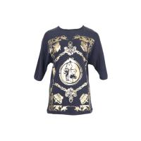 ราคา Playhound-เสื้อยืดสกรีนสีทอง-สีดำA023-87 (27280686083)