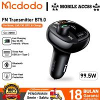 ราคา MCDODO ที่ชาร์จแบตในรถเครื่องส่งสัญญาณ FM ตัวรับสัญญาณบลูทูธ Modulator MP3 เครื่องเล่นวิทยุ CALLING (CC-3060) (42013193002)