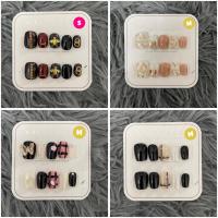 ราคา กดบนเล็บ Xiaoxiang สไตล์ gucci BURBERRY ลายสก๊อต Y2K แบรนด์ใหญ่ handmade สวมใส่เล็บ Toolkit 5 ชิ้นชุดยาว T/สั้น T/Ultra T ประเภท kuku palsu (54700074999)