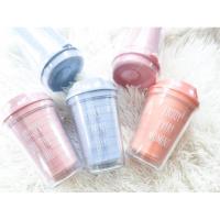 ราคา พร้อมส่งแก้วน้ำ2ชั้น Moshi Moshi ร้อนและเย็น สีพาสเทล (6490639511)