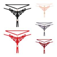 ราคา SexyC2 [ส่งภายใน1-2วัน] ชุดชั้นในเซ็กซี่ กางเกงในจีสตริงเปิดเป้า มี6สี (18895476071)