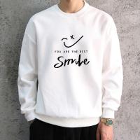ราคา Basic Round Neck Sweatshirt Korean Style Men Sweatshirt Classic Printing Long Sleeve Plain Men Tops 4 สี (45602405051)