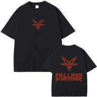 ราคา วงดนตรีร็อค Falling in Reverse เสื้อยืดพิมพ์สองด้าน ผู้ชาย ผู้หญิง เสื้อยืดผ้าฝ้ายนุ่มคุณภาพสูง เสื้อยืดวินเทจแบบยูนิเซ็ (47356578647)