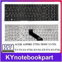 ราคา KEYBOARD NOTEBOOK คีย์บอร์ด ACER ASPIRE 5755G 5830T V3-551 V3-731 E1-572G E5-511 E5-571 E5-572G TH EN (21410044054)