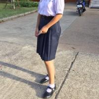 ราคา กระโปรงนักเรียนทรงแคบ (7901990369)