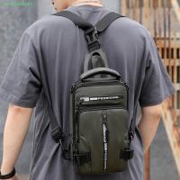 ราคา CROSSTRADE กระเป๋าคาดหน้าอกผู้ชาย,กระเป๋าอเนกประสงค์ USB ชาร์จกีฬากระเป๋าข้อความ,กระเป๋าสะพายเรียบง่ายผ้า Oxford ความจุขนาดใหญ่กระเป๋าสะพายข้างวิ่ง (41579060352)