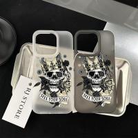ราคา เคสโทรศัพท์นุ่มและป้องกันกระแทก for iPhone11 12 13 14 15 16Pro Max XR XS X 7/8Pสูบบุหรี่กะโหลกศีรษะ (29471698625)