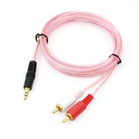 ราคา 【1.5m/3m/5m/10m】3.5mm to 2 RCA audio cable, for phone, headphone, speaker black 3.5mm Jack stereo to 2 RCA Male Aux Audio Cable Wire (4919272770)