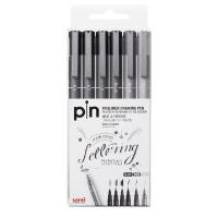 ราคา Uni pin ชุด 6 แท่ง ปากกา ปากกาหมึกซึม ปากกาตัดเส้น Uni pin FINE LINE PIN (40055239515)
