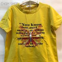 ราคา เสื้อยืดงานป้าย CHOM (1415840749)