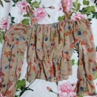 ราคา เสื้อสายเดี่ยวเปิดไหล่ จั้มปลายแขน จั้มเอว (2731260179)
