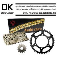 ราคา (ชุดJTโซ่X-RING) JT สเตอร์หลังNINJA250-300,Z250-300/R3 (520) 44T(520)14พระอาทิตย์สีดำ+ JTโซ่ 520-120DL(สีดำ/หมุดทอง) (4618103893)