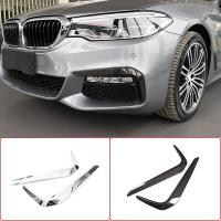ราคา For BMW 5 Series G30 530liM 2018-2020 Chrome Front Fog Light Lamp Cover Eyelid Eyebrow Decoration S (40327586031)