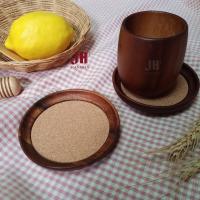 ราคา จานรองแก้วไม้ก๊อก ไม้ฉำฉา (7014956335)