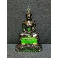 ราคา No. M/14 พระบูชาพิมพ์ พระแก้วมรกต 25 พุทธศตวรรษ ปี พ.ศ.2500 บล็อคไทย ร.9 ร่วมประธานพิธี เนื้อแก้วเขียวมรกต บล็อค (27415316164)