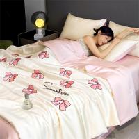 ราคา ผ้าห่มเย็น สไตล์เจ้าหญิงแสนหวาน ผ้านวมบางสำหรับฤดูร้อน ปลอกผ้าห่ม 5 ฟุต 6 ฟุต 6.5 ฟุต (25194617226)