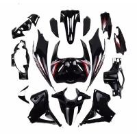 ราคา ชุดสีเวฟ110i นิว 2012-2018 สีดำมุกล้วน พร้อมแปะลายเคลือบเงาแท้ ชุดใหญ่ ( 15ชิ้น ) เฟรมWAVE110i new ประกอบสนิททุกจุด ABS (21095935644)