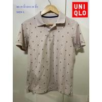 ราคา ยูนิโคล่#UNIQLO เสื้อโปโล อก 39 นิ้ว ยาว 25 นิ้ว SIZE L สภาพดี ไม่มีตำหนิ จ้า (27652955521)