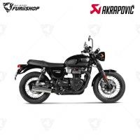 ราคา ท่อสูตร/ท่อแต่ง/ท่อไอเสีย Akrapovic Slip on : for Triumph T100 2017-2021 Bonneville (13396826227)