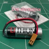 ราคา แบตเตอรี่ER6V/3.6V แบตเตอรี่ TOSHIBA แจ็คน้ำตาล Lithium Batterry for PLC (23535387588)