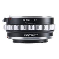 ราคา K & F Concept แหวนอะแดปเตอร์เลนส์กล้องสําหรับ Nikon G AF-S Mount เลนส์ Fujifilm Fuji FX II X-Pro1 X-M1 X-A1 X-E1 อะแดปเตอร์ (47756188097)