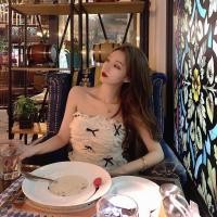 ราคา sale ⁉️ เสื้อ sexy เกาะอก ยางสม็อคทั้งตัว (16919079156)