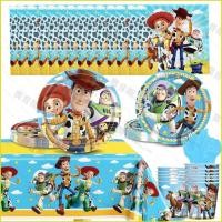 ราคา SY3 Toy Story Party ตกแต่งผ้าปูโต๊ะธงแบนเนอร์บนโต๊ะอาหารทิ้งช้อนส้อมแผ่นผ้าเช็ดปาก YS3 (44378645773)