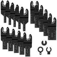 ราคา 15 ชิ้นใบเลื่อยสั่นชุดเหล็กคาร์บอนสูง Multitool ใบมีด 6 ประเภท Quick Release Multi-เครื่องมือใบเลื่อยสําหรับไม้โลหะ SHOPTKC2823 (43318193921)