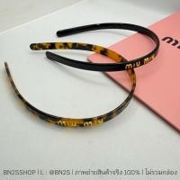 ราคา ที่คาดผมอะคลิลิค ประดับโลโก้ M สีดำ น้ำตาล พร้อมส่งในไทย งานสวย ปั๊มแบรนด์ สีทอง เด่นชัด (42525284149)