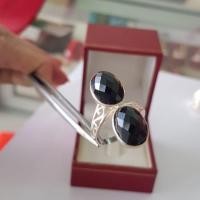 ราคา แหวนนิลไขว้ ตัวเรือนเงินแท้92.5% (7735135364)