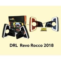 ราคา ไฟเดไลท์ revo rocco 2018 2019 ครอบตัดหมอกเดไลท์ รีโว้ รอคโค่ มีไฟเลี้ยว sportlight drl toyota revo rocco (1511778691)