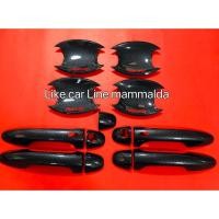 ราคา เบ้ากันรอย ครอบมือจับ รีโว้ toyota revo ทรงกลมลายแคฟล่าโลโก้แดงรุ่น4ประตู (5826809816)