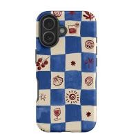 ราคา เคสโทรศัพท์โทรศัพท์ เหมาะสําหรับ iPhone ฤดูร้อนสีฟ้าตาข่ายสีขาวเหมาะสําหรับ iPhone16/15pro เคสโทรศัพท์ iphone17promax/14/13 สองในหนึ่งเดียวกันกระแทกป้องกันกรณี YKW5 (53551809812)