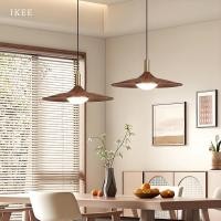 ราคา IKEE สไตล์ญี่ปุ่นวอลนัทจี้แสง, Led สามสี Dimming อเมริกันย้อนยุคประเทศบาร์โคมไฟระย้า, Mid Century โมเดิร์นแขวนโคมไฟ Br (41667513499)