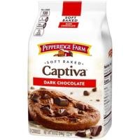 ราคา คุ้กกี้นิ่ม ดาร์ค ช็อกโกแลต อร่อย เข้มข้น captiva soft baked dark chocolate cookies Pepperidge farm จากอเมริกา 244g (6939543563)