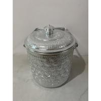 ราคา หม้อหูหิ้วอลูมิเนียมลายไทยทรงกระบอก ตราแมวน้ำ ขนาด 14 ซม. ทรงวินเทจ สำหรับใส่แกง (23332652632)