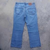 ราคา กางเกงยีนส์ Levi's 517 38x30 ขาม้า หมึกดำ กระดุม 511 Made in USA (44211199335)
