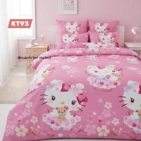ราคา TOTO KT93 ลายคิตตี้ Hellow kitty ชุดเครื่องนอน ยี่ห้อโตโตแท้100% (17821804932)