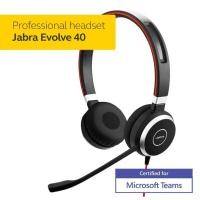 ราคา หูฟัง Jabra Evolve 40 6399-823-109 MS STEREO ระบบเสียง HiFi รองรับ Microsoft Teams  ของใหม่ 3900 บาท (43423927065)