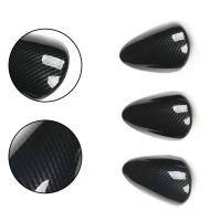 ราคา 3pcs ABS Carbon Fiber Pattern Interior Gauge-Pad Cover Trim For Nissan 370Z 2009-20 Car Engine Repl (57453231621)